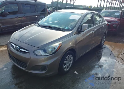 2013 Hyundai Accent Gls из США, поврежденный, VIN KMHCT4AE7DU579679